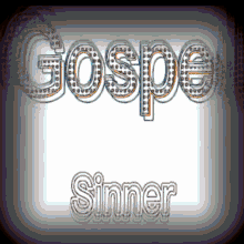 a sign with the word sinner on it