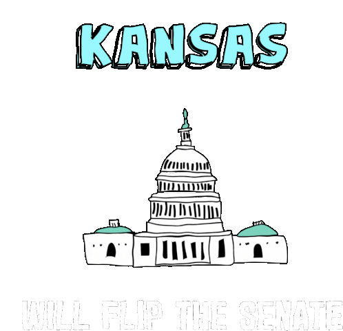 Kansas Will Flip The Senate Ks Sticker - Kansas Will Flip The Senate Kansas Ks Stickers