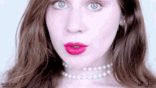 Lillee Jean Red Lipstick GIF - Lillee Jean Red Lipstick Red GIFs