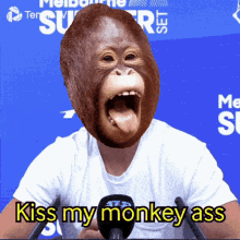 Kiss My Ass Monkey GIF - Kiss My Ass Monkey Ape GIFs