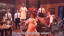 lobster scream flames diner pain