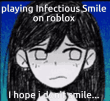 Infectious Smile Roblox Omori Mari Sad GIF - Infectious Smile Roblox Omori Mari Sad Omori GIFs