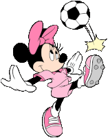 Soccer Football Sticker - Soccer Football Minnie Mouse Stickers