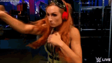 Sparring Shocked GIF - Sparring Shocked Becky Lynch GIFs