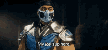 Mortal Kombat Sub Zero GIF - Mortal Kombat Sub Zero My Ice Is Up Here GIFs