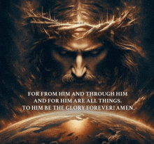jesus with a crown of thorns on his head