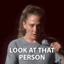 Look At That Person Jacqueline Novak GIF - Look At That Person Jacqueline Novak Jacqueline Novak Get On Your Knees GIFs