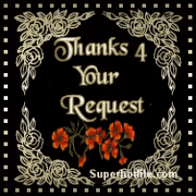 fabulous thank you for the request friend request