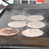 Flipping The Meat The Hungry Hussey GIF - Flipping The Meat The Hungry Hussey Meat Flipping GIFs