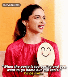 "When The Party Is Too Boring And Youwant To Go Home But You Can'T.L'Il Be Like.O3..Gif GIF - "When The Party Is Too Boring And Youwant To Go Home But You Can'T.L'Il Be Like.O3. Deepika Padukone Hindi GIFs