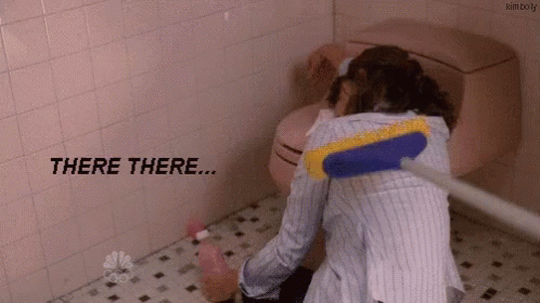 There There Broom GIF - There There Broom Crying - Discover & Share GIFs