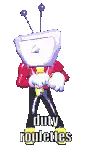 a pixel art of a cartoon character with a tv head and the words `` duty roulettes '' written on the bottom .