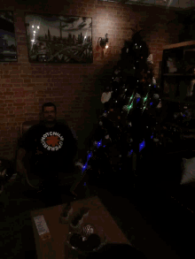 Namastê Christmas Tree GIF - Namastê Christmas Tree Christmas Lights GIFs
