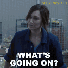 Whats Going On Franky Doyle GIF - Whats Going On Franky Doyle Wentworth GIFs
