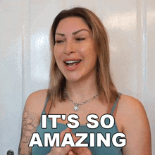 Its So Amazing Tracy Kiss GIF - Its So Amazing Tracy Kiss Its Really Great GIFs