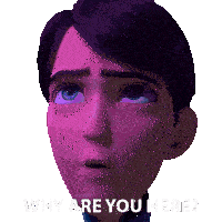 Why Are You Here Jim Lake Jr Sticker - Why Are You Here Jim Lake Jr Trollhunters Tales Of Arcadia Stickers