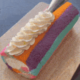 Cake Roll Floral Cake Roll GIF