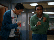 Troy And Abed Community GIF - Troy And Abed Community Freaking Out GIFs