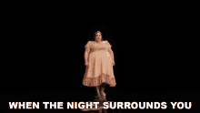 When The Night Surrounds You Chrissy Metz GIF - When The Night Surrounds You Chrissy Metz Im Standing With You Song GIFs