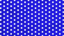 a blue background with a pattern of white lines and dots