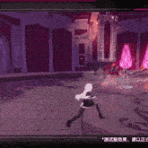 a video game is being played with chinese characters