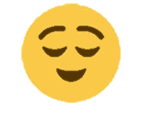relieved emoji