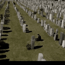 cemetery kneel visit