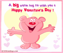 Happy Valentines Day Hug GIF - Happy Valentines Day Hug Big Warm Hug GIFs