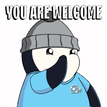 happy help welcome penguin pudgy