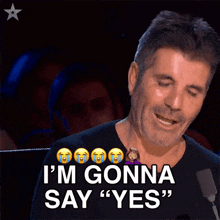 Im Gonna Say Yes Simon Cowell GIF - Im Gonna Say Yes Simon Cowell Britains Got Talent GIFs