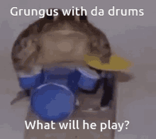 grungus froge frog toad drums