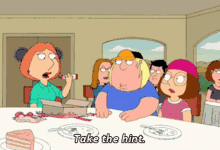 Family Guy Take The Hint GIF - Family Guy Take The Hint Hint Hint GIFs