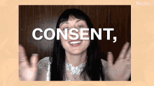 Consent We Love It Shellby Sells GIF - Consent We Love It Shellby Sells Bustle GIFs