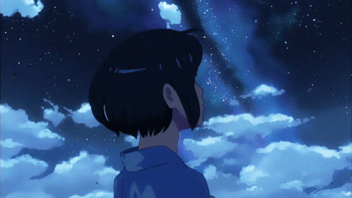 ArtStation - anime night sky