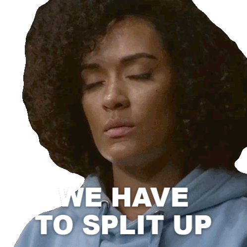 We Have To Split Up Allison Sticker - We Have To Split Up Allison Grace Byers Stickers