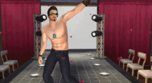 Avengers Sims Tony Stark GIF - Avengers Sims Tony Stark Dancing GIFs