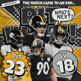 Las Vegas Raiders (18) Vs. Pittsburgh Steelers (23) Post Game GIF - Nfl National Football League Football League GIFs
