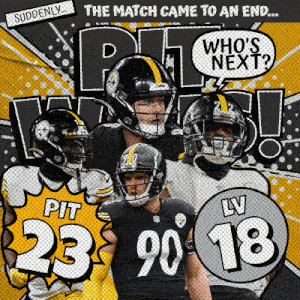 Las Vegas Raiders (18) Vs. Pittsburgh Steelers (23) Post Game GIF