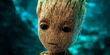 marvel guardians of the galaxy sad shocked groot
