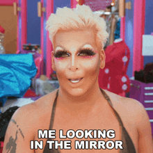 Me Looking In The Mirror Roxxxy Andrews GIF