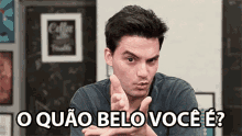 Qual Belo Voce E How Good Looking Are You GIF - Qual Belo Voce E How Good Looking Are You Looks Measurement GIFs