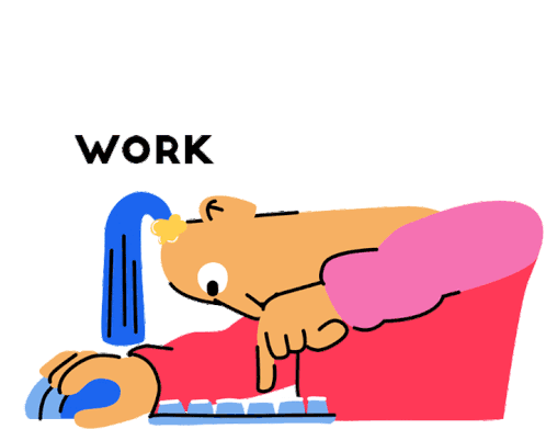 Work Working Sticker - Work Working Office Stickers
