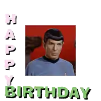 a happy birthday card with a picture of a man and the words happy birthday