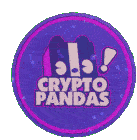 Crypto Pandas Coin Sticker - Crypto Pandas Panda Coin Stickers