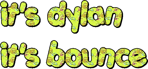 Dylan Bounce Sticker Sticker - Dylan Bounce Sticker Animated Text Stickers
