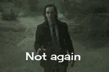 Not Again Tom Hiddleston GIF - Not Again Tom Hiddleston Loki GIFs