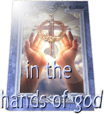 In The Hands Of God Sparkle Sticker - In The Hands Of God Sparkle Lord Stickers