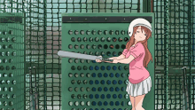 baseball anime girl