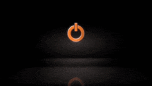 a game stop logo with an orange circle in the center