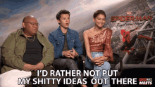 Id Rather Not Put My Shitty Ideas Out There Tom Holland GIF